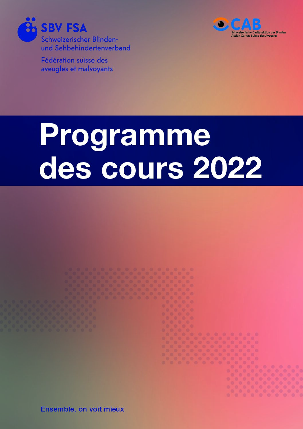 Programme des cours 2022